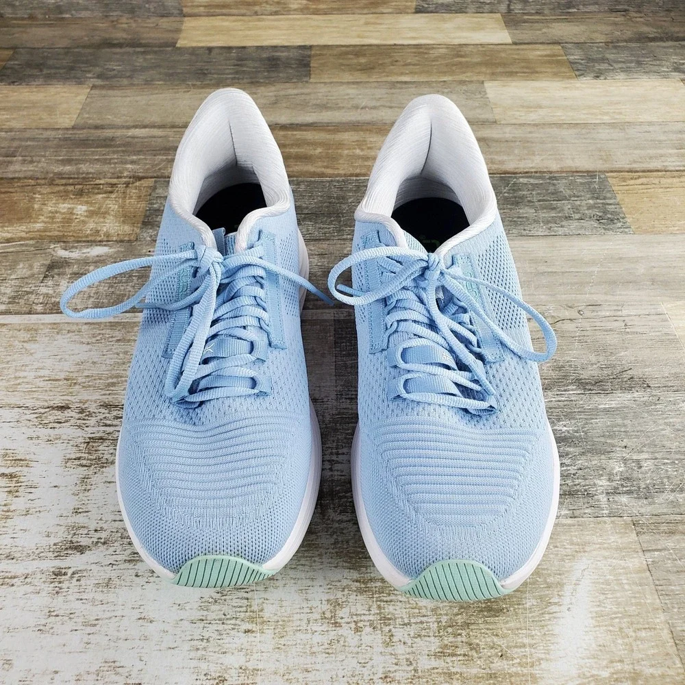 KURU Atom 2 Womens Shoes Sz 11 W Running Mist Blue Bright White Lace Up Sneakers
